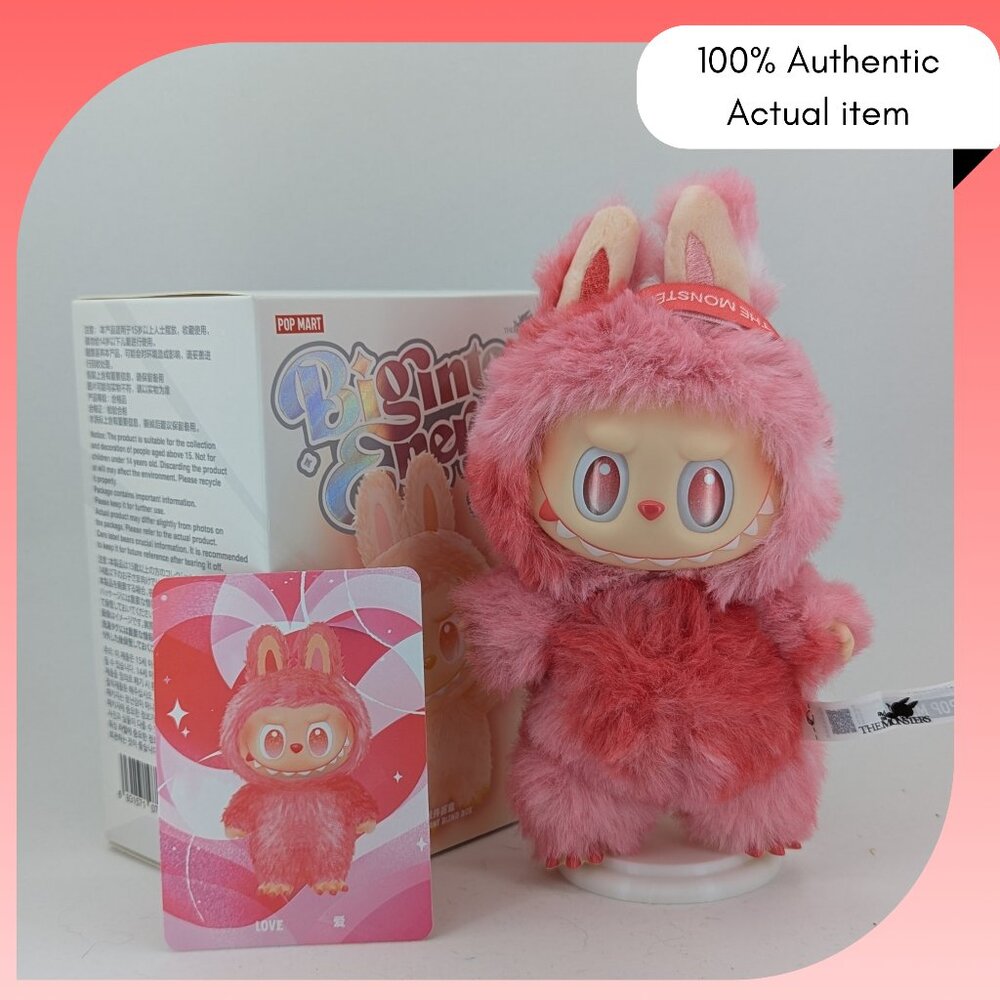 Pop Mart Labubu – Big in Energy “Love” Plush Doll – Authentic Collectible